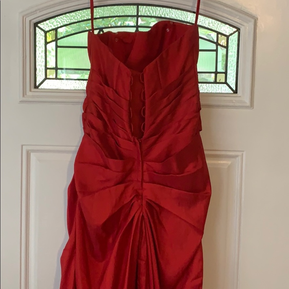 Red corset back Prom Dress Size 8
